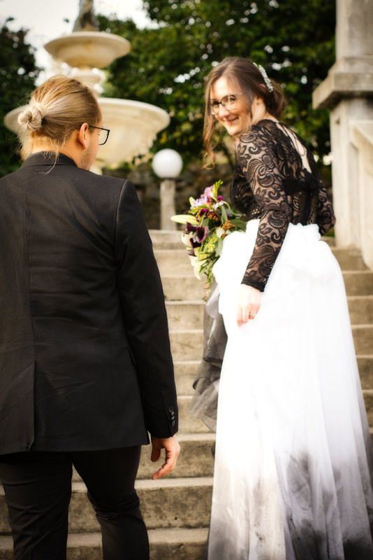 Winter Elopement in Lithia Park Ashland, OR